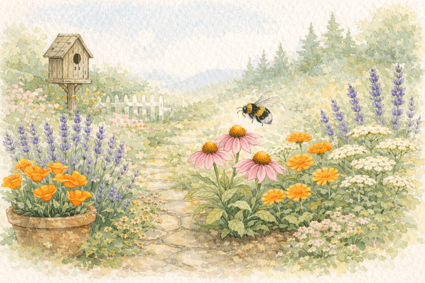 10 Easy Flowers for a Pacific Northwest Pollinator Garden