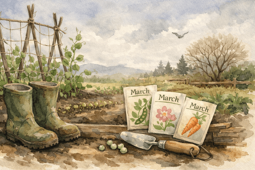 What to Plant in March in Washington State (Zone 8 PNW Guide